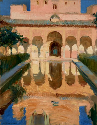 Salão dos embaixadores, Alhambra, Granada de Joaquín Sorolla